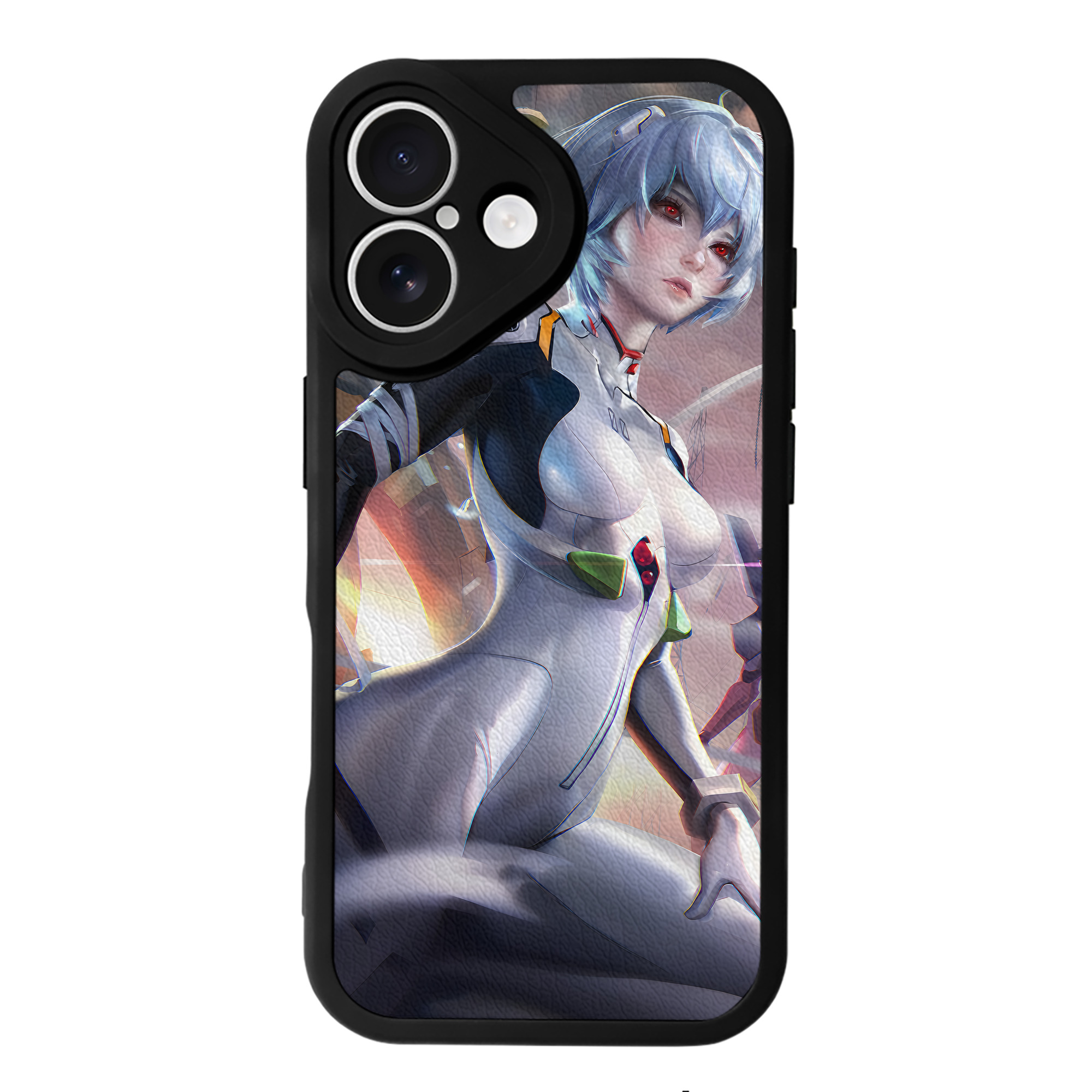 （画像用） EVA 新世紀エヴァンゲリオン 【iPhone 16シリーズ対応】シリコンスマホケース（レザー調） 材質：シリコン